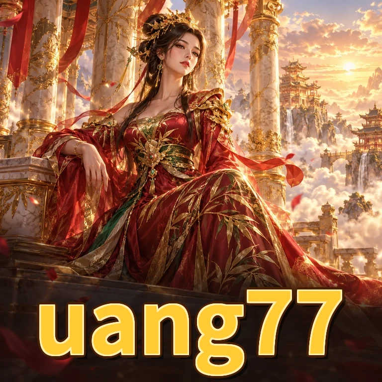 Kartu katalog uang77 menampilkan penjelasan singkat, versi/ukuran acuan paket inti, dan skor
